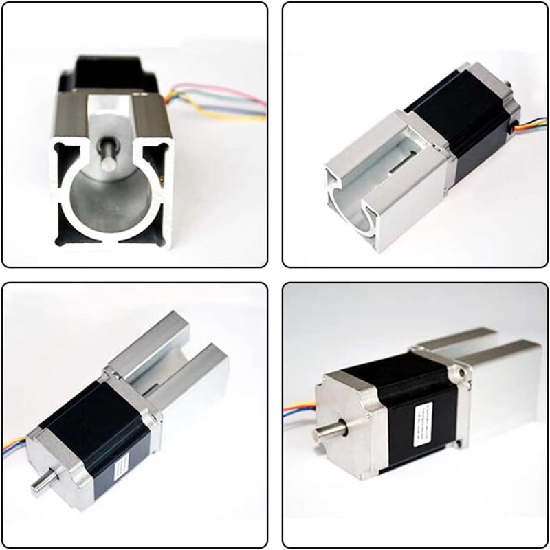 RATTMMOTOR Nema23 Stepper Motor Mount Bracket,Aluminium Alloy Mounting Bracket Holder Support,Nema 23 Fixed Seat Clamp for 57 Stepper Motor CNC Router,Milling Engraving Machine - Image 5